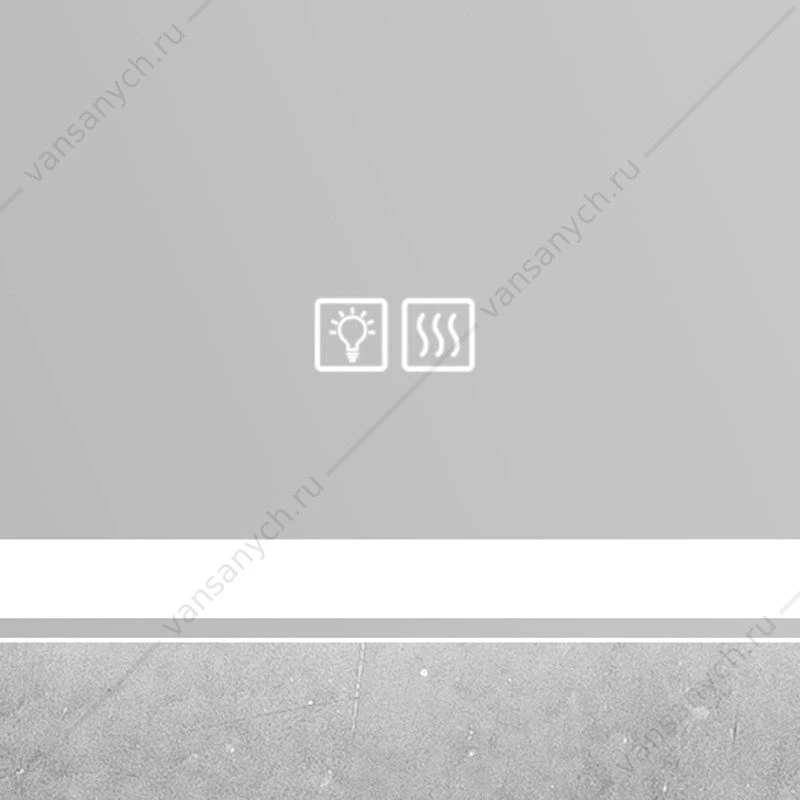 Зеркало BELBAGNO 120х80 с подсветкой и сенсор. выключ. и подогревом , SPC-GRT-1200-800-LED-TCH-WARM