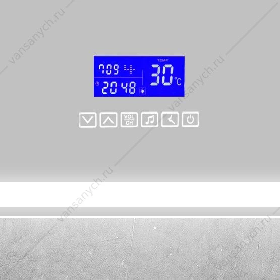 Зеркало BELBAGNO 120х80 с подсветкой и сенсор. выключ, bluetooth, цифр. термометр, радио , SPC-GRT-1200-800-LED-TCH-RAD