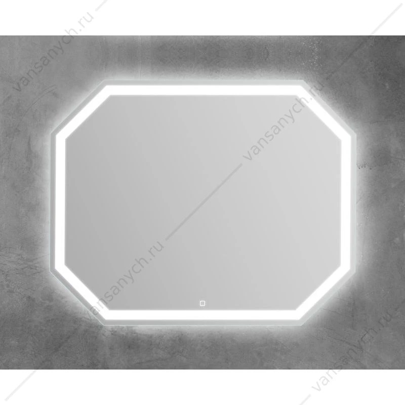 Зеркало BELBAGNO 100х80 с подсветкой и сенсор. выключателем, SPC-OTT-1000-800-LED-TCH