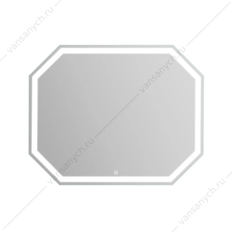 Зеркало BELBAGNO 100х80 с подсветкой и сенсор. выключателем, SPC-OTT-1000-800-LED-TCH