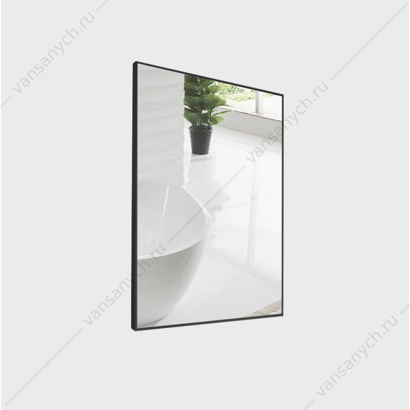 Зеркало BELBAGNO 60х80 в алюминиевой раме SPC-AL-600-800 Nero, SPC-AL-600-800 Nero
