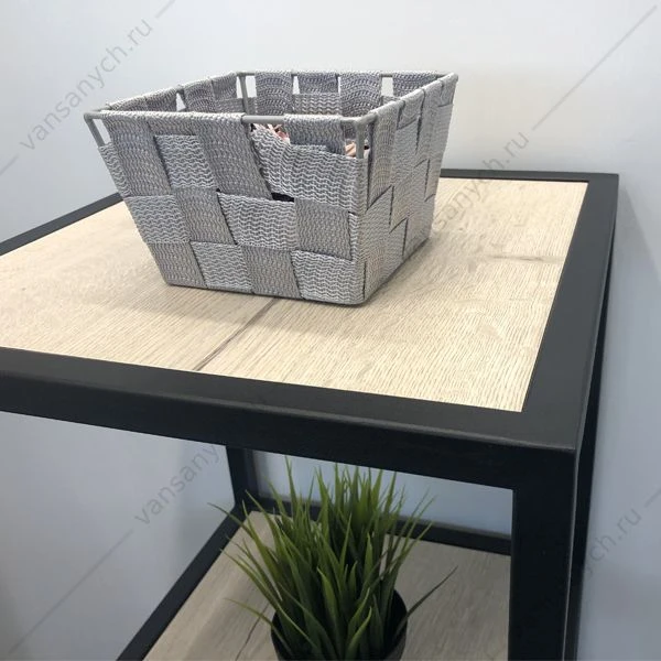 Стеллаж напольный COMFORTY Мальме-40 дуб дымчатый