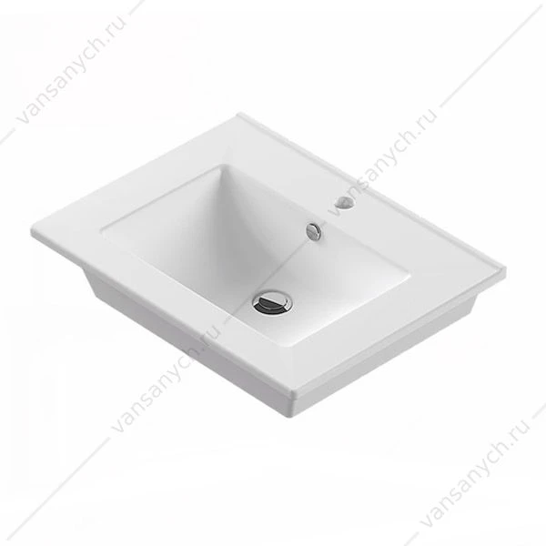 Тумба с раковиной COMFORTY Марио-60 дуб дымчатый раковина Quadro 60