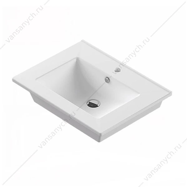 Тумба с раковиной COMFORTY Марио-60 дуб темный раковина Quadro 60
