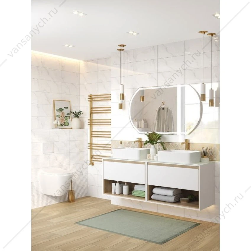 Зеркало LED 090 design 100x60 подсветка, антизапотевание Cersanit KN-LU-LED090*100-d-Os