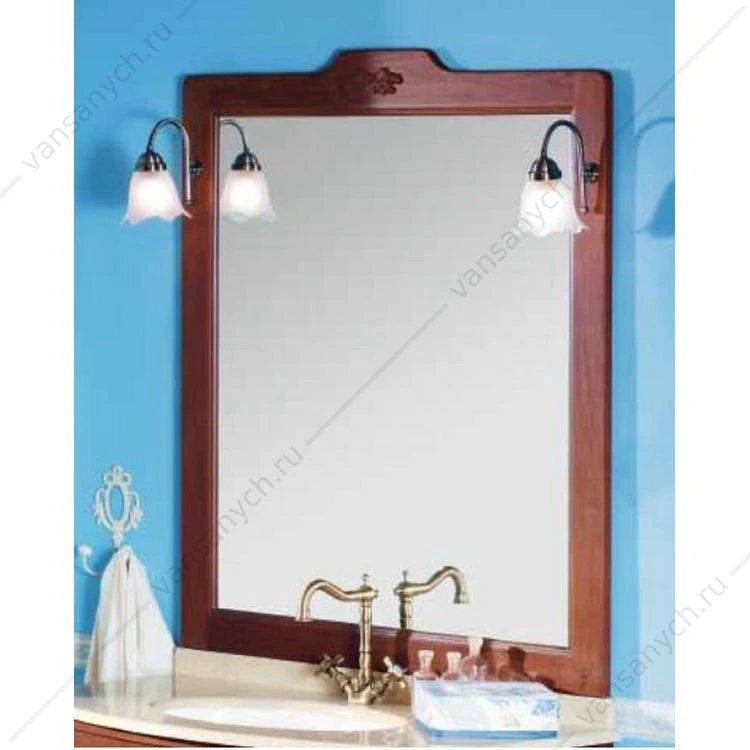 Зеркало Cezares ALICANTE 80*90 Decorato Celeste Crema