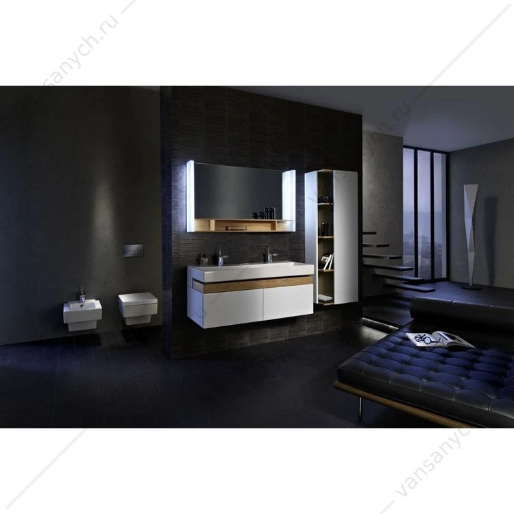 Раковина-столешница Jacob Delafon Terrace, 120х49 см, c подсветкой.