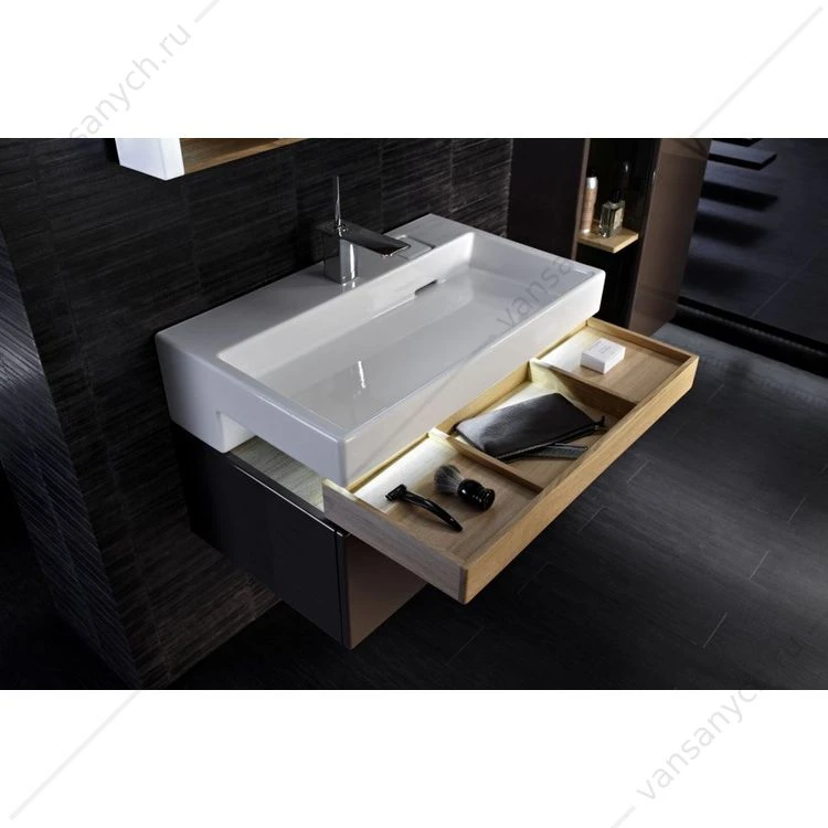 Тумба под раковину Jacob Delafon Terrace 80см, ледяной коричневый