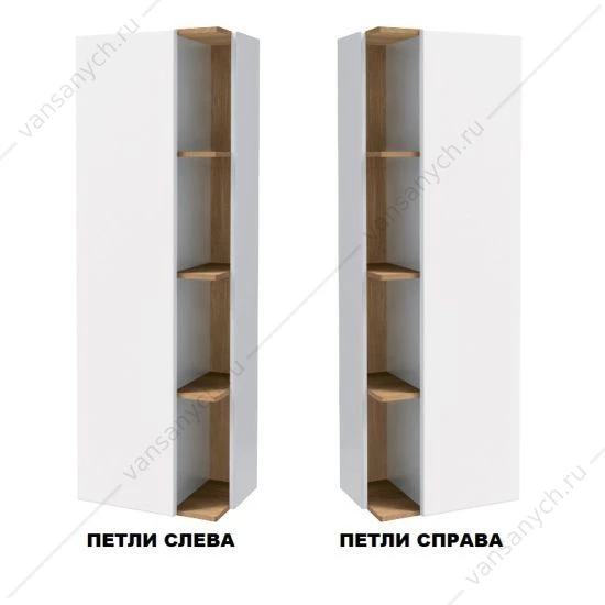 Пенал подвесной Jacob Delafon Terrace 50 см, шарниры справа, белый бриллиант