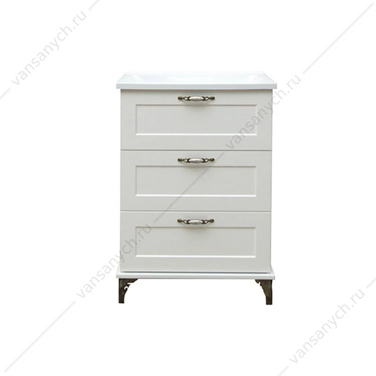 Тумба с раковиной Bali Classic 800х450 напольный 3 ящика