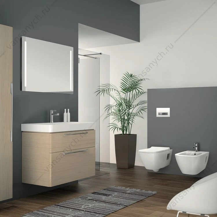 Пенал Keramag Smyle 36*180*29,5, светлый вяз