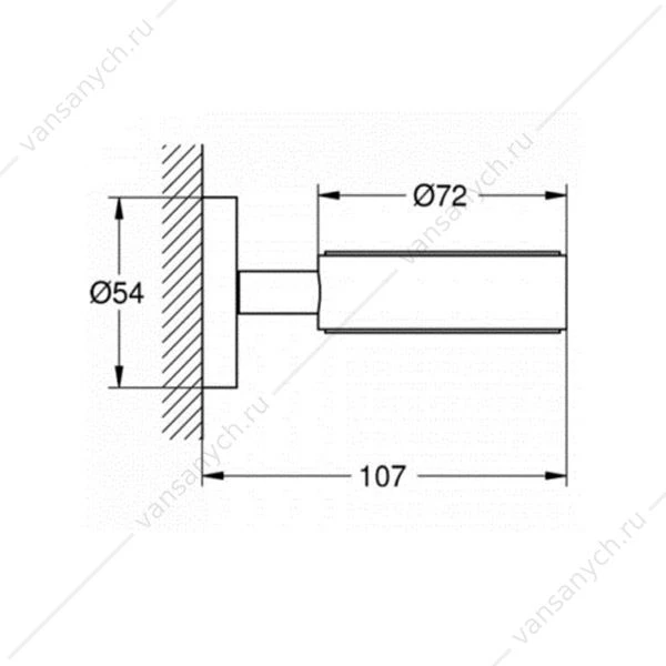 Держатель GROHE Essentials, 40369001