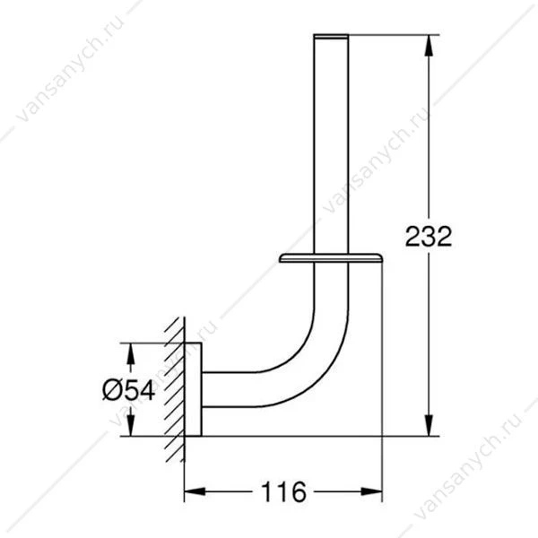 Держатель запасного рулона бумаги GROHE Essentials, 40385001
