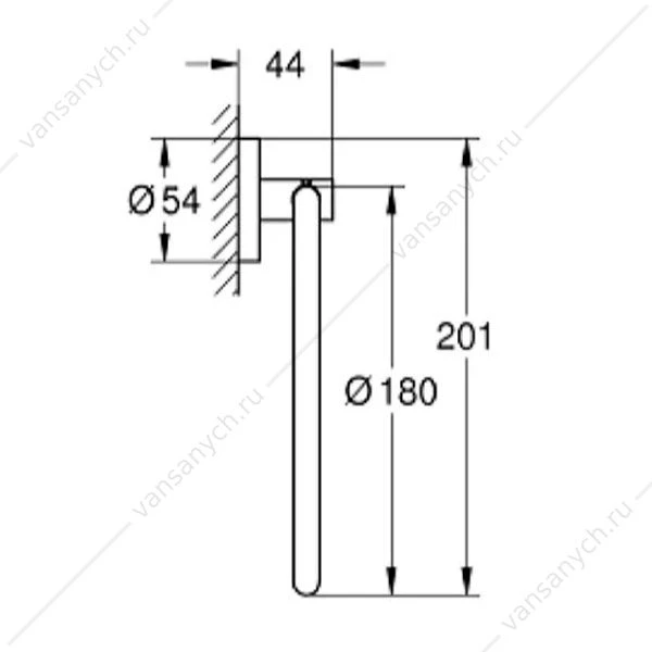 Кольцо для полотенца GROHE Essentials, 40365001