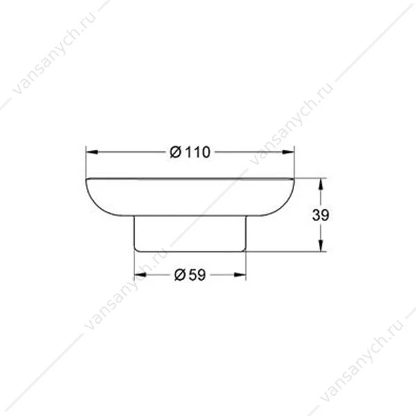 Мыльница GROHE Essentials, 40368001