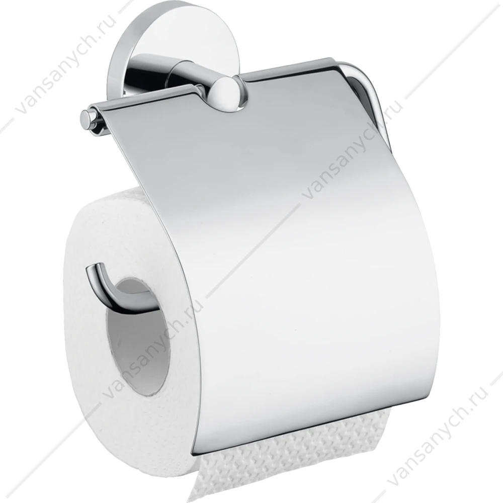 Бумагодержатель с крышкой Hansgrohe Logis, 40523000