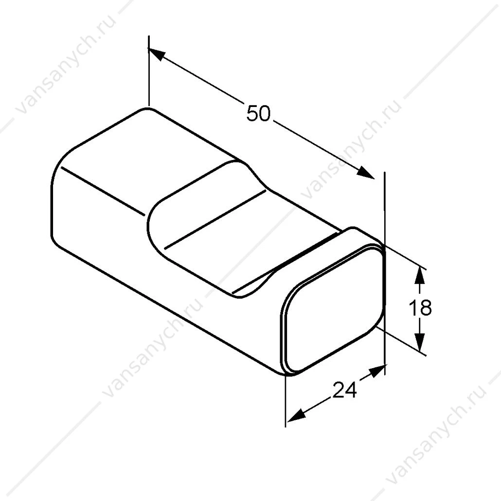 Крючок  KLUDI E2 4998405