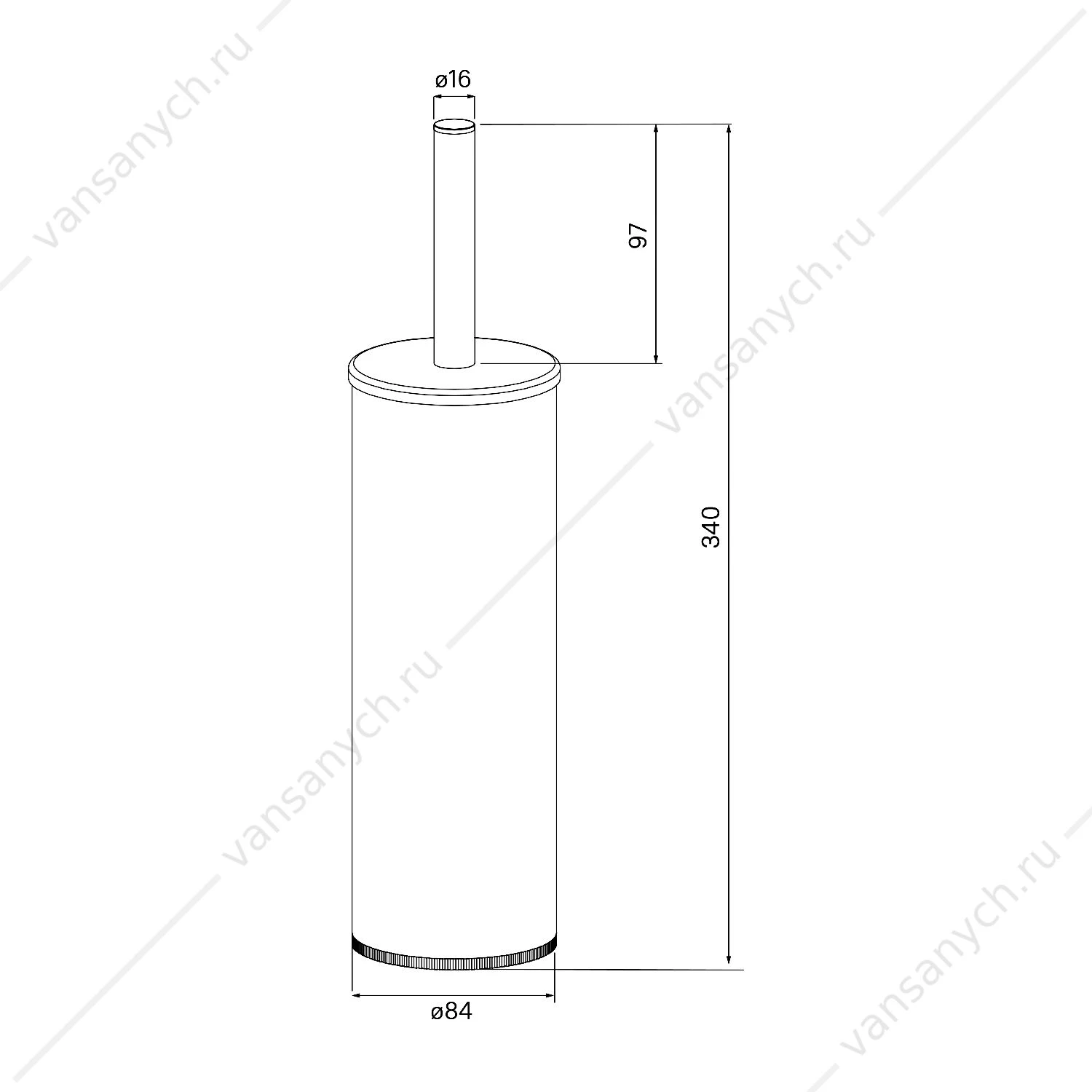 Ерш, IDDIS BRU01CCi47, хром