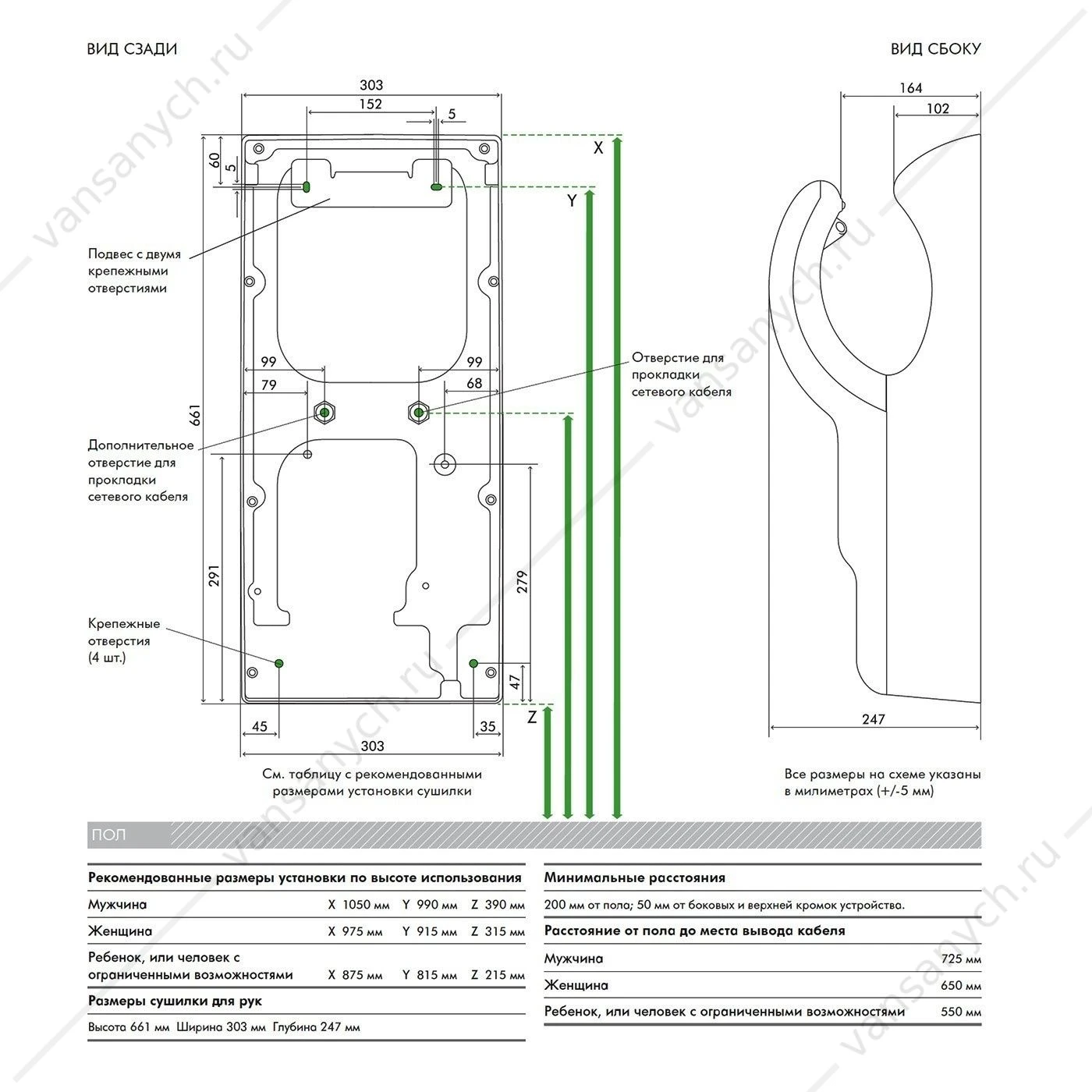 Сушилка для рук DYSON AirBlade dB AB 14 корпус - пластик, серая
