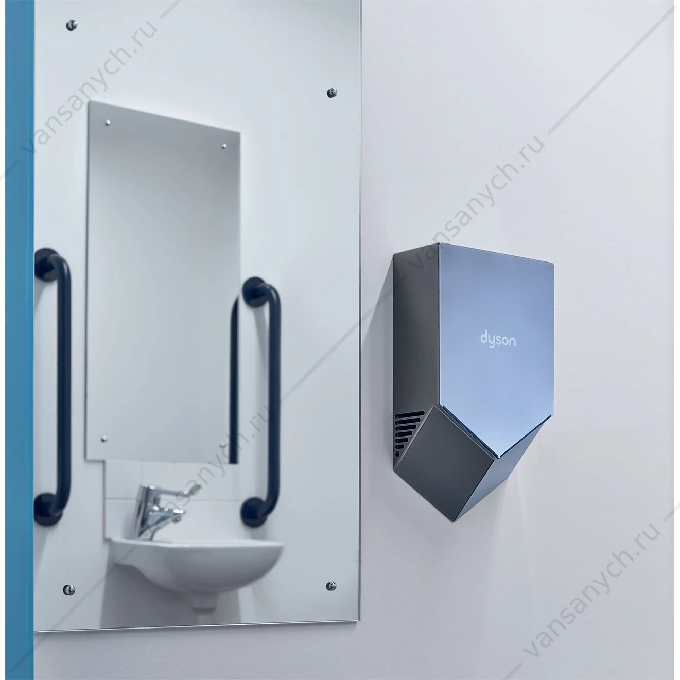 Сушилка для рук DYSON Airblade HU02 Nickel