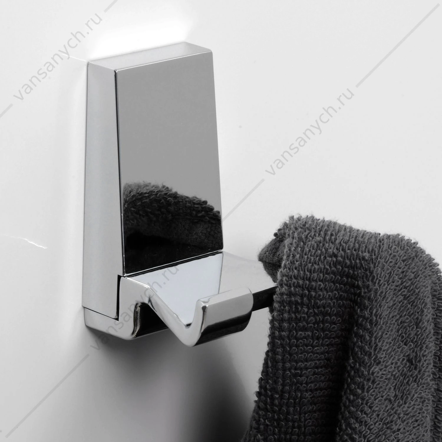 Крючок двойной, Lopau K-6000, хром, K-6023D