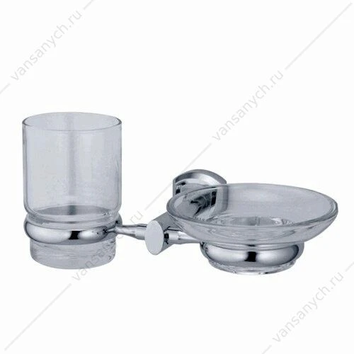 Держатель стакана и мыльницы, Oder K-3000, хром, K-3026