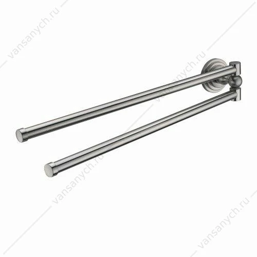 Держатель полотенец двойной, Ammer K-7000, Никель, K-7031