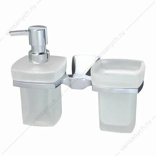 Держатель стакана и дозатора, Wern K-2500, Хром, K-2589