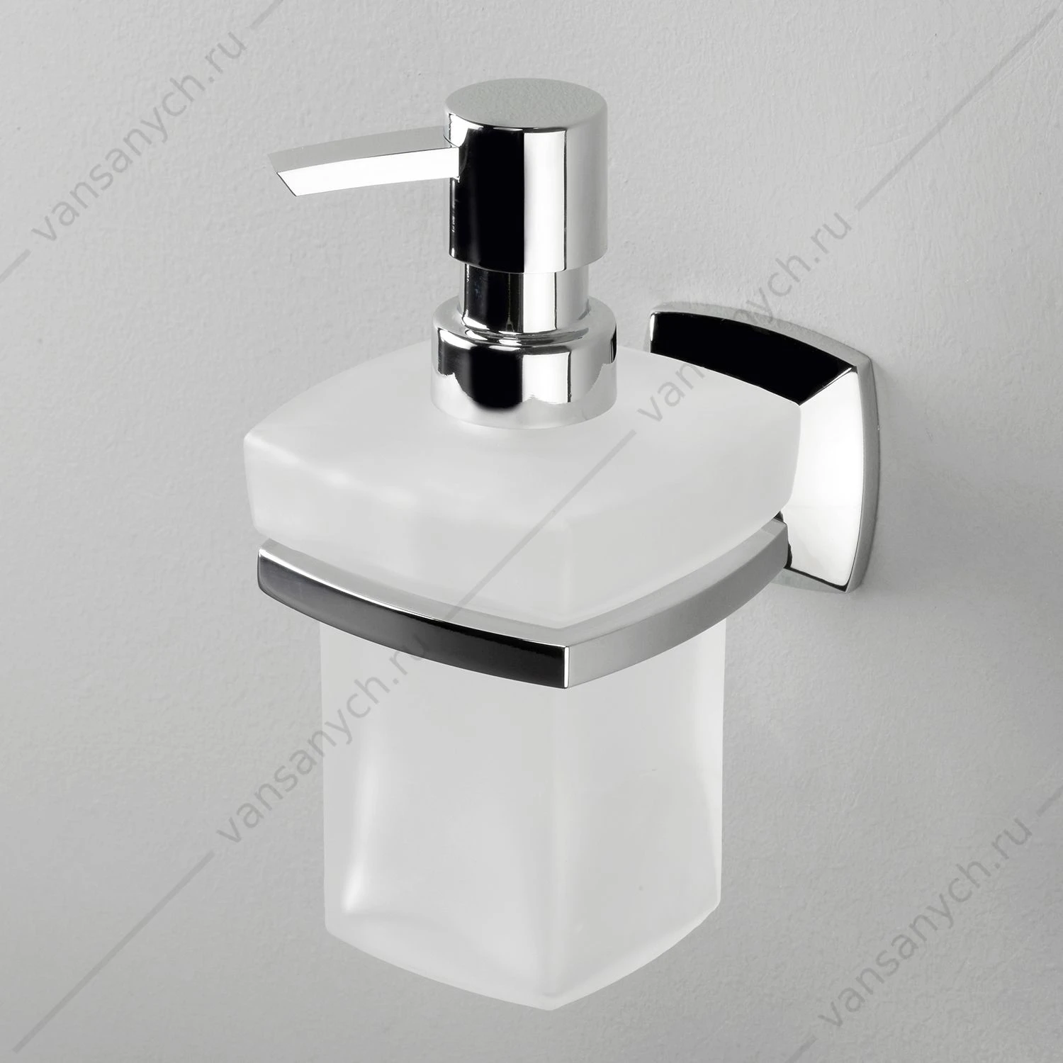 Дозатор для жидкого мыла, Wern K-2500, Хром, K-2599