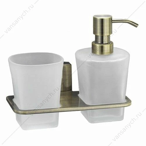 Держатель стакана и дозатора, Exter K-5200, бронза, K-5289
