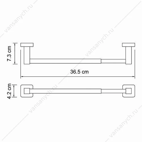Держатель бумажных полотенец, Lippe K-6500, Хром, K-6591