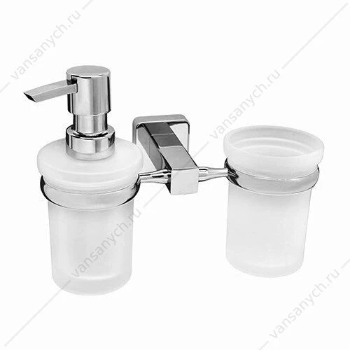 Держатель стакана и дозатора, Lippe K-6500, Хром, K-6589