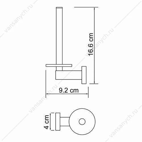 Держатель туалетной бумаги, Lippe K-6500, Хром, K-6597