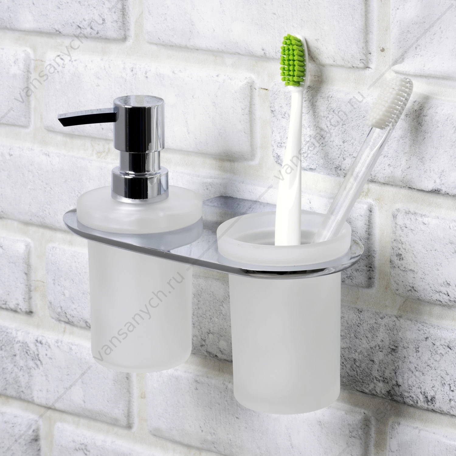 Держатель стакана и дозатора, Kammel K-8300, Хром, K-8389