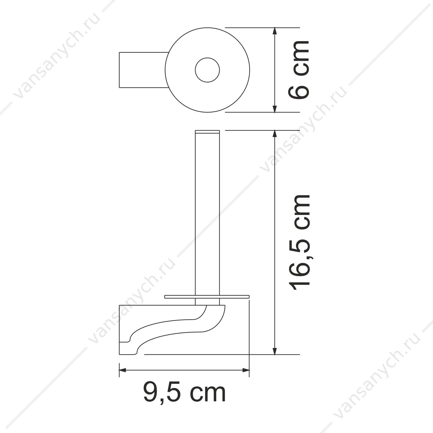 Держатель туалетной бумаги, Kammel K-8300, Хром, K-8397