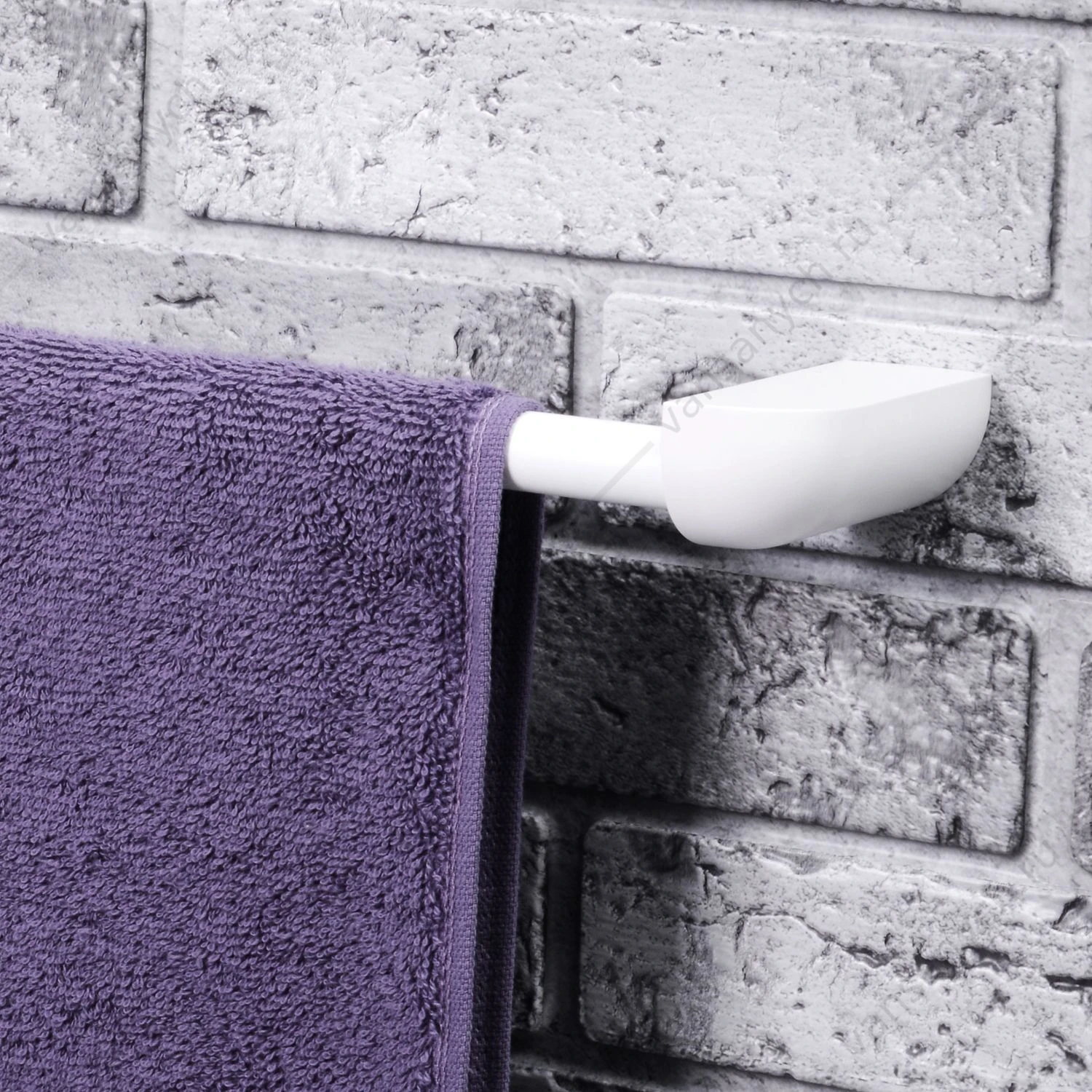Держатель полотенец одинарный, Kammel K-8300WHITE, белый, K-8330WHITE