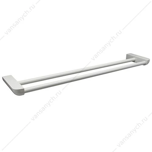 Держатель полотенец двойной, Kammel K-8300WHITE, белый, K-8340WHITE