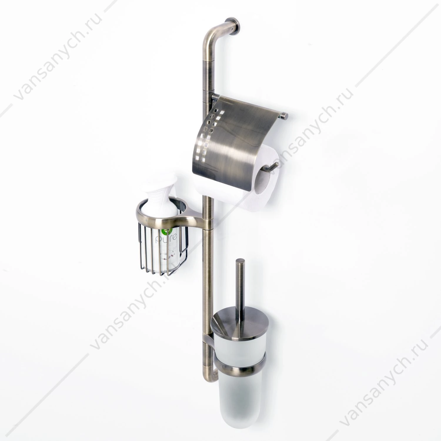 Стойка напольная комбинированная, Exter K-5200, бронза, K-1458
