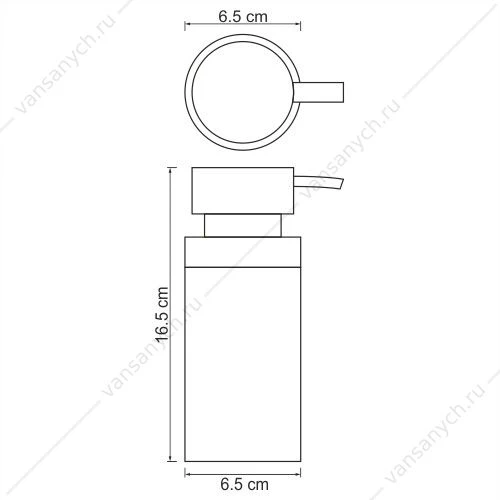Дозатор для жидкого мыла, Berkel K-4900, белый, K-4999