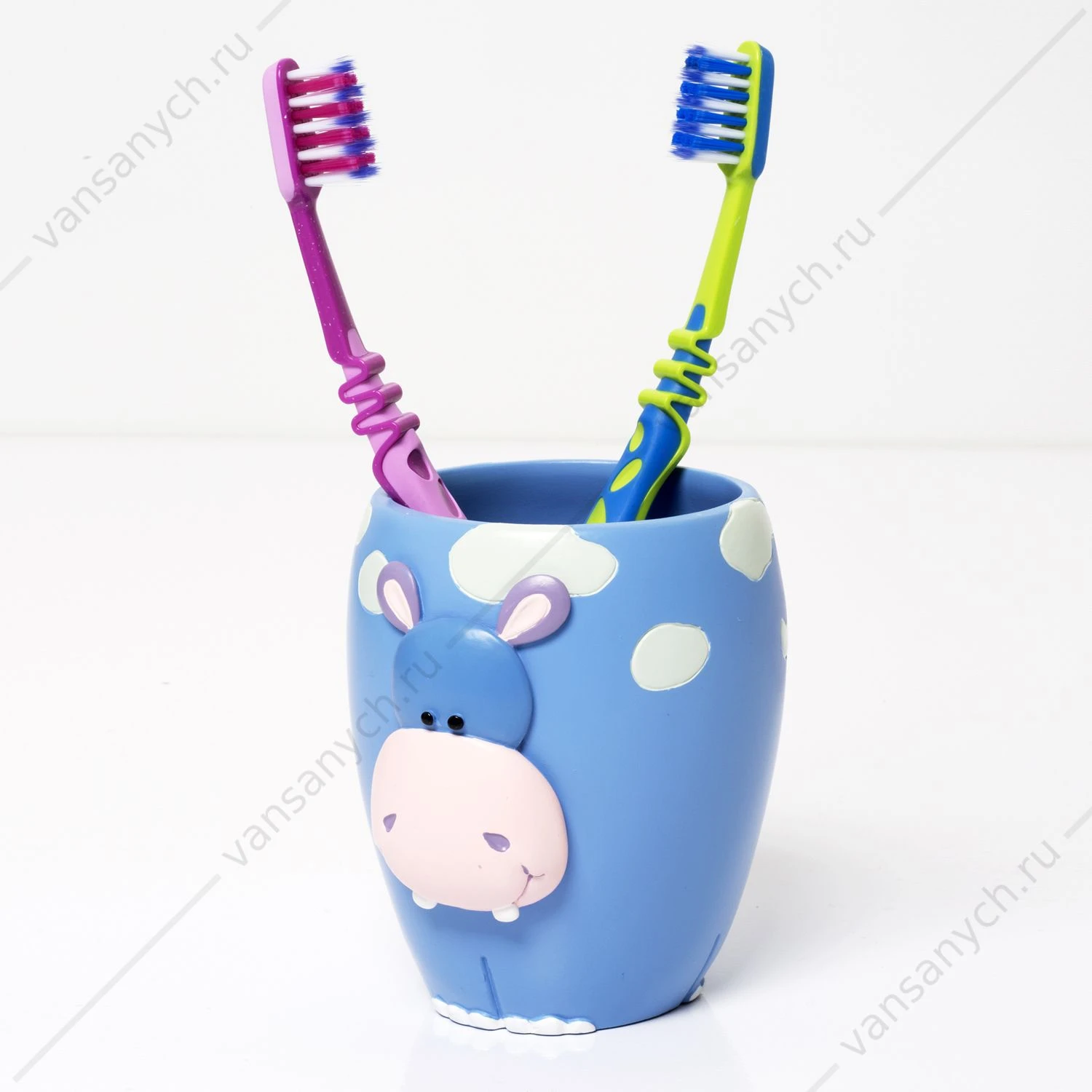 Стакан для зубных щеток, Lippe K-8100, голубой, K-8128