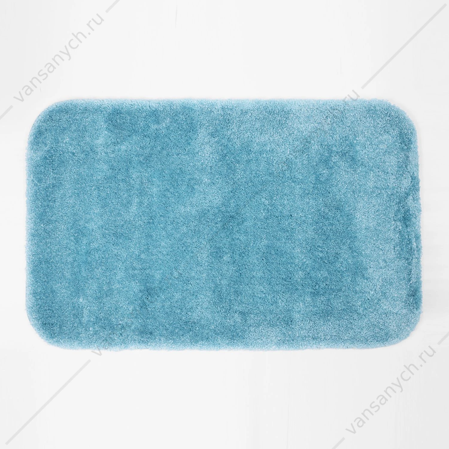 Коврик для ванной комнаты Wern BM-2504 Dark Blue, синий