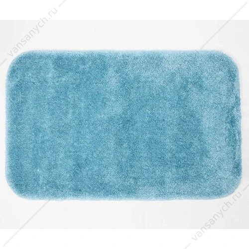 Коврик для ванной комнаты Wern BM-2504 Dark Blue, синий