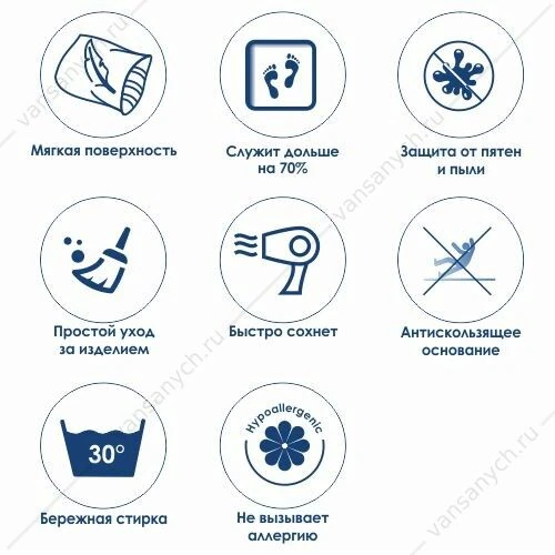 Коврик для ванной комнаты Donau BM-9401 , бежевый