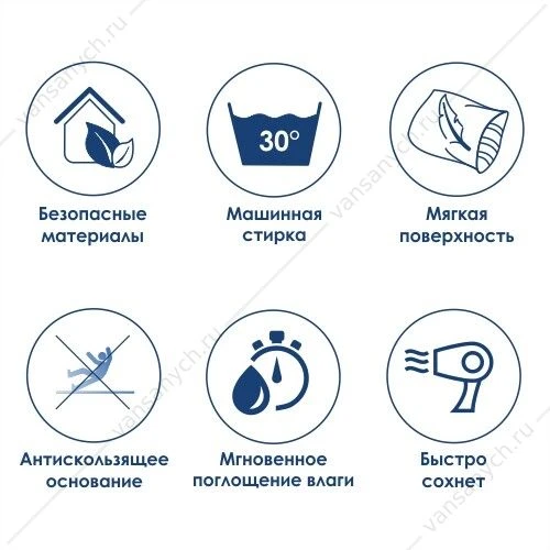 Коврик для ванной комнаты Inn BM-4305 , розовый