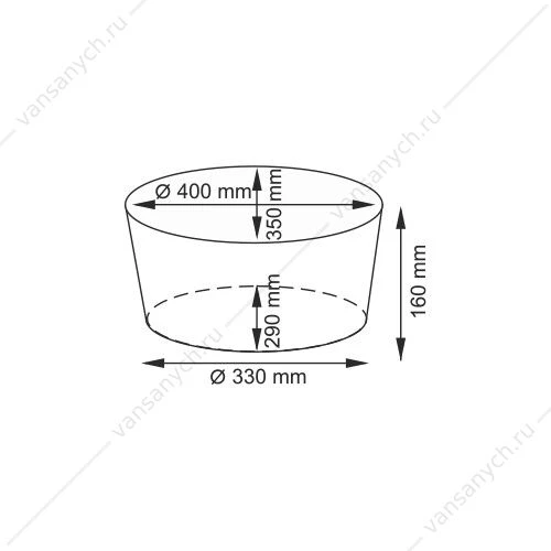 Плетеная корзина Neime WB-190-L, коричневый