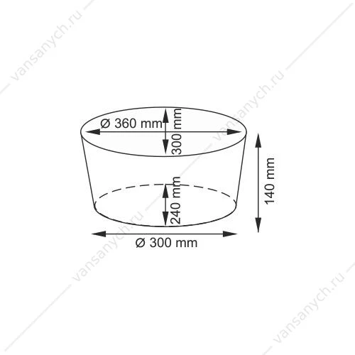 Плетеная корзина Neime WB-190-M, коричневый
