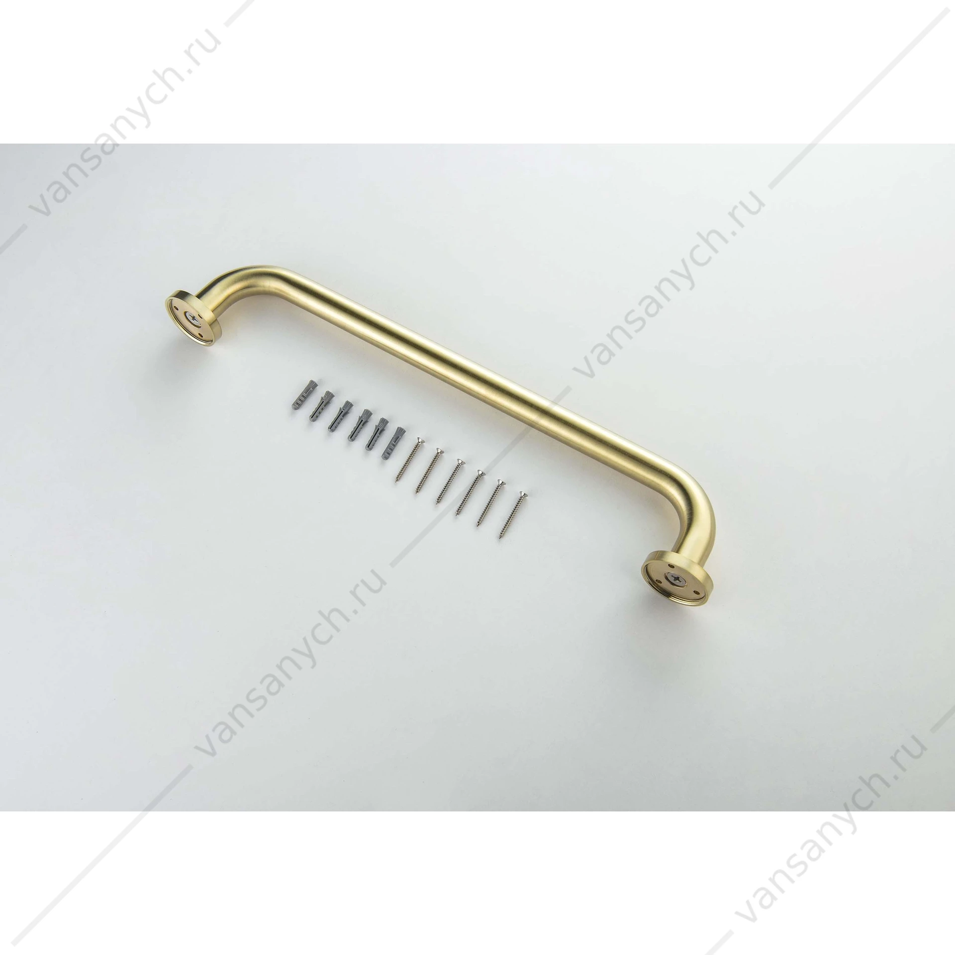 Поручень 45см AQUATEK, шлиф. золото, AQ4995BG