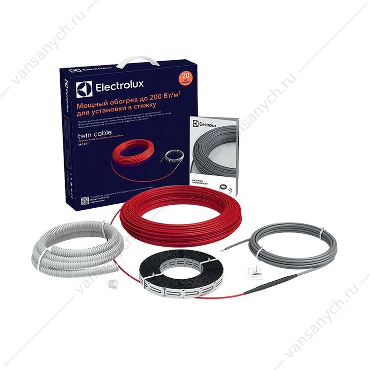 Комплект теплого пола (кабель) Electrolux ETC 2-17-1200