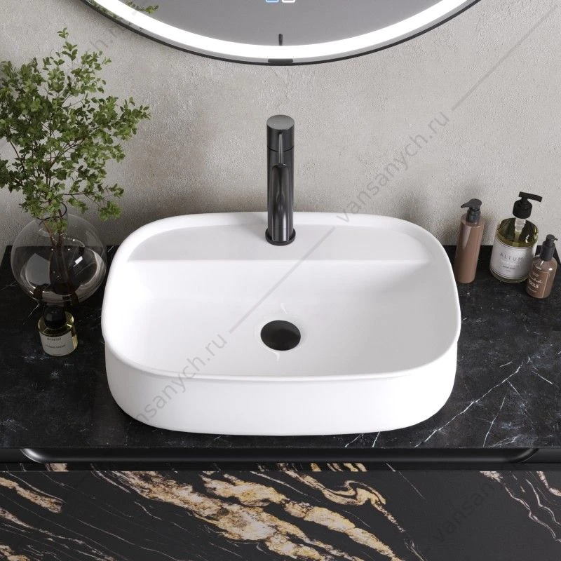 Раковина 56х39 накладная керамич. CEZARES  CZR-6580