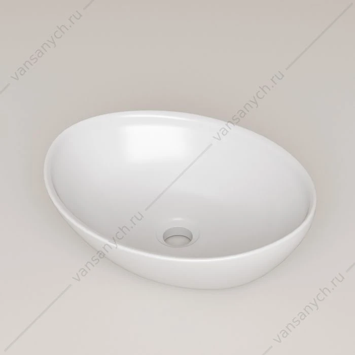Раковина 41х33,5 накладная IDDIS Cloud, овальная CLOWS06i27